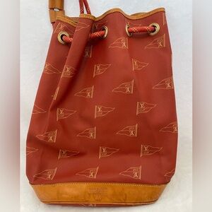 Louis Vuitton Red Bucket Bag from the America’s Cup